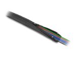 DELOCK Geflechtschlauch mit Reißverschluss 3 m x 50 mm schw