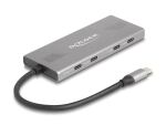 DELOCK 7 Port USB Hub 10 Gbps mit 4 x USB Type-C PD 80 W