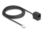 DELOCK Telefonkabel RJ11 Stecker zu RJ45 Buchse schwarz 5m