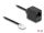 DELOCK Telefonkabel RJ11 Stecker zu RJ45 Buchse schwarz 5m