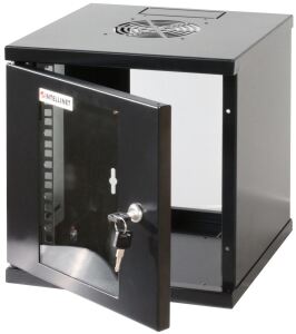 Intellinet 10" Wandverteiler, 6 HE, 320 (H) x 300 (B) x 300 (T) mm, vollständig montiert, schwarz