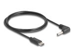 DeLOCK USB Type-C Stromkabel zu DC 3,5 x 1,35 mm Stecker gewinkelt 1,5 m