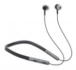 Manhattan Sound Science In-Ear Bluetooth-Sportheadset mit Nackenbügel, Bluetooth 5.0 + EDR, In-Ear-Design, omnidirektionales Mikrofon, integrierte Bedienelemente, schwarz