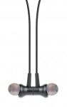 Manhattan Sound Science In-Ear Bluetooth-Sportheadset mit Nackenbügel, Bluetooth 5.0 + EDR, In-Ear-Design, omnidirektionales Mikrofon, integrierte Bedienelemente, schwarz