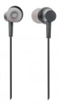 Manhattan Sound Science In-Ear Bluetooth-Sportheadset mit Nackenbügel, Bluetooth 5.0 + EDR, In-Ear-Design, omnidirektionales Mikrofon, integrierte Bedienelemente, schwarz