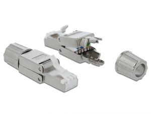 DeLOCK 86477 Drahtverbinder RJ-45 Grau