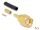 DeLOCK RP-SMA Stecker zum Crimpen RG-174 / RG-316 mit passendem Schrumpfschlauch