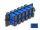 DELOCK LWL Adapter Panel SC Simplex UPC 12 Port blau
