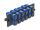 DELOCK LWL Adapter Panel SC Simplex UPC 12 Port blau