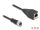 DELOCK M12 Adapterkabel D-kodiert 4 Pin Bu zu RJ45,Bu 50 cm