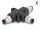 DELOCK M8 T-Splitter A-kodiert 3 Pin 1 xSt . zu 2 x Stecker