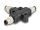 DELOCK M8 T-Splitter A-kodiert 3 Pin 1 xSt . zu 2 x Stecker