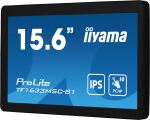 iiyama ProLite TF1633MSC-B1 Computerbildschirm 39,6 cm (15.6") 1920 x 1080 Pixel Full HD Touchscreen Schwarz