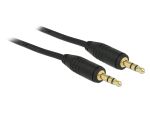 DELOCK Klinkekabel 3,5mm -> 3,5mm St/St 3.00m schwarz