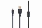 Gembird 1.8m USB 2.0 A/mini-USB USB Kabel 1,8 m USB A Mini-USB B Schwarz