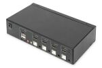 Digitus KVM-Switch, 4-Port, Single-Display, 4K, HDMI®