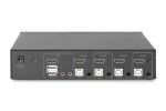 Digitus KVM-Switch, 4-Port, Single-Display, 4K, HDMI®