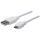 Manhattan Hi-Speed USB Micro-B Anschlusskabel, USB 2.0, Typ A Stecker - Micro-B Stecker, 480 Mbps, 1,8 m, weiß