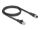 DELOCK M12 Kabel X-kodiert 8 Pin Bu zu RJ45 St 1 m schwarz