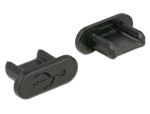 DELOCK Staubschutz USB2.0 Micro-B-Buchse o.Griff 10St. schw.