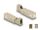 DeLOCK LWL Hybrid Kupplung SC Simplex Stecker zu LC Simplex Buchse beige