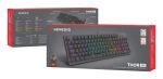 GENESIS Thor 303 Tastatur Gaming USB QWERTZ Deutsch Schwarz