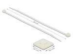 DELOCK Befestigungssockel 30 x 30 mm mit Kabelbinder