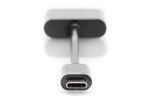 Digitus USB-C Adapter / Konverter, USB-C auf USB-C + 3.5mm Klinke