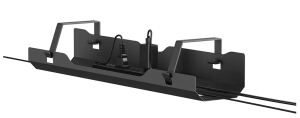 Neomounts ADS07-122BL Kabelwanne - Schraubbefestigung - universal