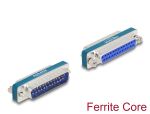 DeLOCK HF/EMI Entstörfilter D-Sub 25 Pin Stecker zu...
