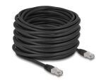 DeLOCK RJ45 Netzwerkkabel Cat.6A S/FTP PE Outdoor 20 m schwarz