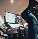 Oplite 101271 Monitorständer Flug-/Rennsimulator