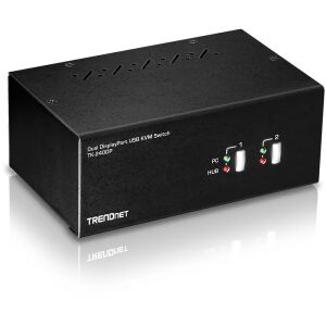Trendnet TK-240DP Tastatur/Video/Maus (KVM)-Switch Schwarz