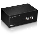 Trendnet TK-240DP Tastatur/Video/Maus (KVM)-Switch Schwarz