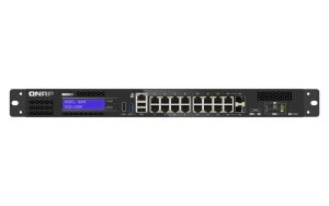 QNAP QGD-1600 Managed Gigabit Ethernet (10/100/1000) 1U Schwarz, Grau
