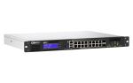 QNAP QGD-1600 Managed Gigabit Ethernet (10/100/1000) 1U Schwarz, Grau
