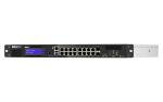 QNAP QGD-1600 Managed Gigabit Ethernet (10/100/1000) 1U Schwarz, Grau