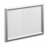 Durable 479723 Wandrahmen 278 x 402 mm Rechteck Silber Aluminium