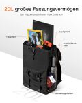 Inateck BP01008 Rucksack Reiserucksack Schwarz Polyester,...