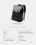 Inateck BP01008 Rucksack Reiserucksack Schwarz Polyester, Polyurethan (PU), Twill