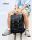 Inateck BP01008 Rucksack Reiserucksack Schwarz Polyester, Polyurethan (PU), Twill