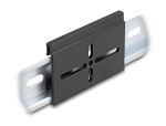 DELOCK Aluminium Montageclip für Hutschiene...