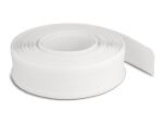 DELOCK Geflechtschlauch mit Klettverschluss 10mx19mm weiß