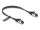 DeLOCK RJ45 Flachband Patchkabel Stecker zu Stecker Cat.8.1 flexibel 0,25 m schwarz