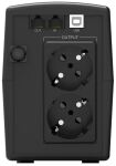 PowerWalker VI 600 STL Unterbrechungsfreie Stromversorgung (USV) Line-Interaktiv 0,6 kVA 360 W 2 AC-Ausgänge