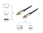 Equip DisplayPort 1.4 Premium-Kabel, 3.0m