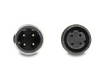 DELOCK M12 Kabel D-kodiert 4 Pin Stecker zu Buchse PVC 5 m