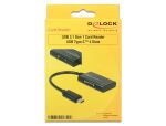 DeLOCK 91740 Kartenleser USB 3.2 Gen 1 (3.1 Gen 1) Type-C Schwarz