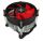 Xilence XC032 Computerkühlsystem Prozessor Kühler 9,2 cm Schwarz, Rot