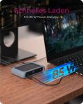 ICY BOX IB-HUB801-TB4, Thunderbolt™ 4 Type-C® HUB auf 3x Thunderbolt 4 und 1x USB 3.2 Gen 2 Type-A Schnittstellen